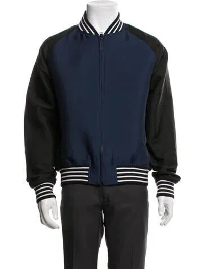 Pre-owned Zadig & Voltaire Bomber Jacket In Blue