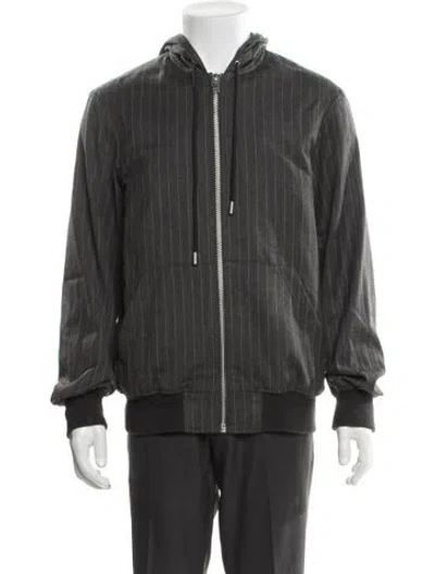 Pre-owned Zadig & Voltaire Bomber Jacket In Gray