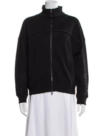 Pre-owned Zadig & Voltaire Bomber Jacket W/ Tags In Black