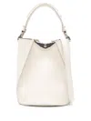 Zadig & Voltaire Borderline Leather Bucket Bag In Neutrals