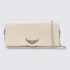 Zadig & Voltaire White Leather Rock Nano Shoulder Bag