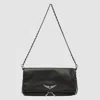 Zadig & Voltaire Rock Clutch Shape Shoulder Bag In Black