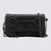 Zadig & Voltaire Rock Mat Scale Clutch Bag In Black