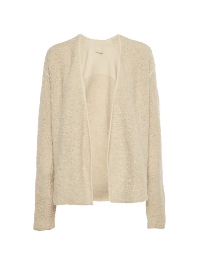 Pre-owned Zadig & Voltaire Boucle Open Cardigan In Neutral