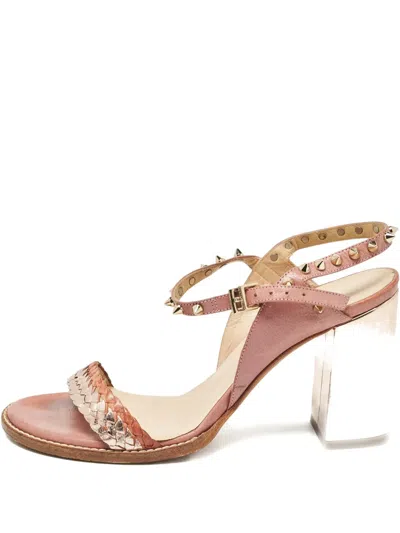 Pre-owned Zadig & Voltaire Braided Sandals In Pink