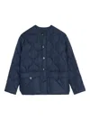 Zadig & Voltaire Bunji Quilted Button-fastening Jacket In Blue