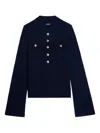 Zadig & Voltaire Button-detail Jumper In Blue