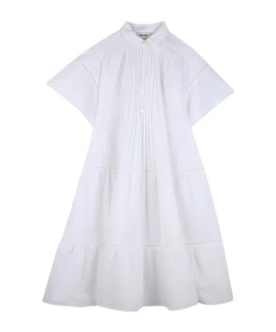 Zadig & Voltaire Kids' Button-fastening Dress In White