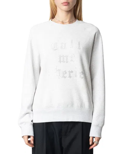 Zadig & Voltaire Call Me Cherie Sweatshirt In Brown