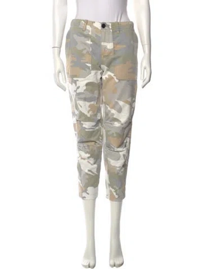 Pre-owned Zadig & Voltaire Camouflage Print Skinny Leg Pants