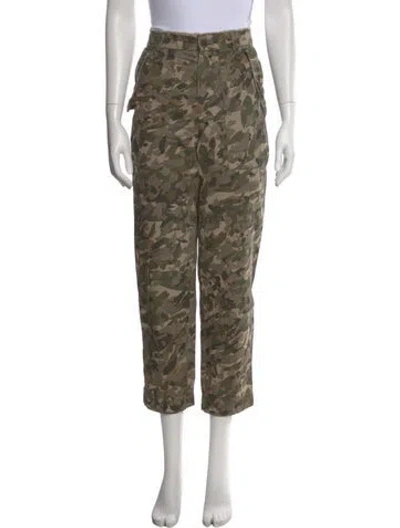Pre-owned Zadig & Voltaire Camouflage Print Straight Leg Pants