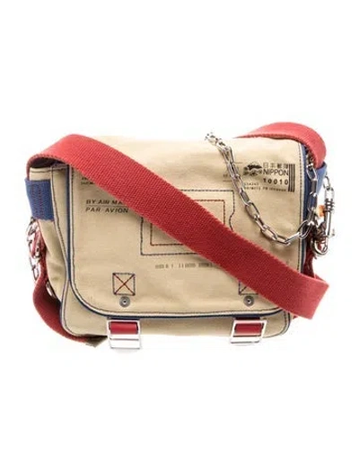 Pre-owned Zadig & Voltaire Canvas Crossbody Bag In Neutral