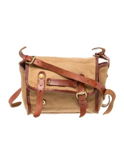 Pre-owned Zadig & Voltaire Canvas Messenger Bag In Brown