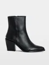 Zadig & Voltaire Cara 70mm Leather Boots In Black
