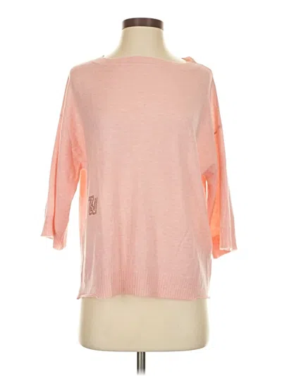 Pre-owned Zadig & Voltaire Cashmere Cardigan Sweater In Pink