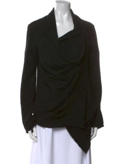 Pre-owned Zadig & Voltaire Cashmere Cowl Neck Sweater In Black