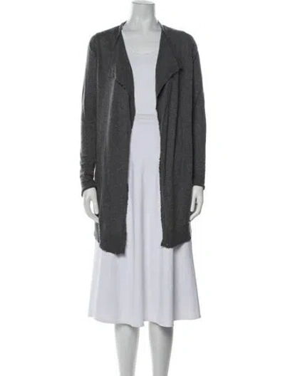 Pre-owned Zadig & Voltaire Cashmere Cowl Neck Sweater In Gray
