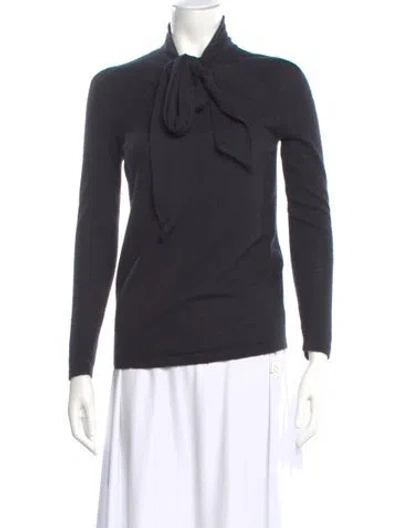 Pre-owned Zadig & Voltaire Cashmere Cowl Neck Sweater In Gray