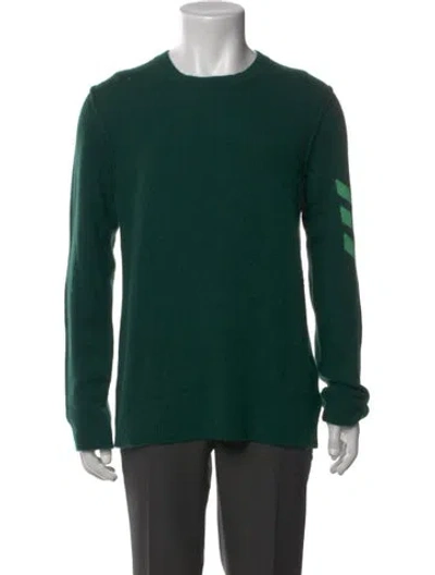 Pre-owned Zadig & Voltaire Cashmere Crew Neck Pullover In Green
