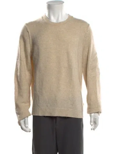 Pre-owned Zadig & Voltaire Cashmere Crew Neck Pullover In Neutrals