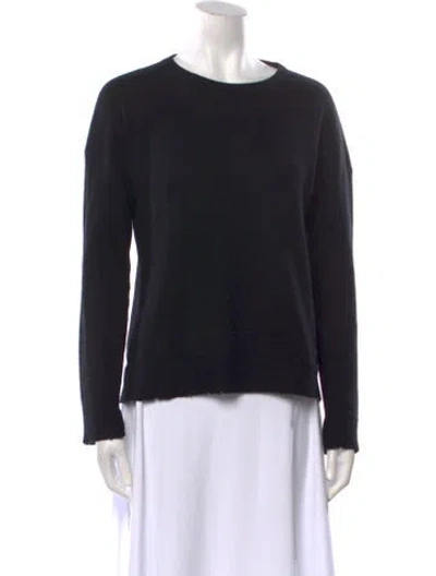 Pre-owned Zadig & Voltaire Cashmere Crew Neck Sweater In Black