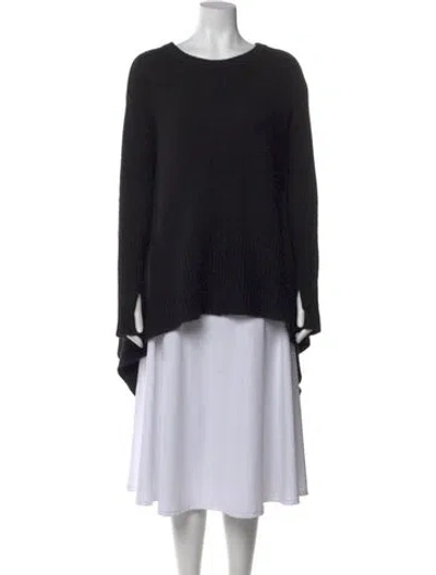 Pre-owned Zadig & Voltaire Cashmere Crew Neck Sweater In Black