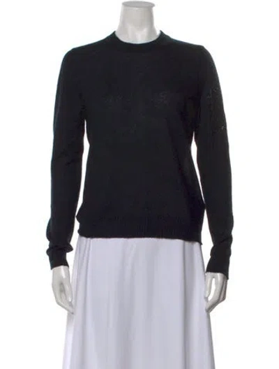 Pre-owned Zadig & Voltaire Cashmere Crew Neck Sweater In Black