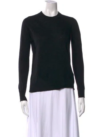 Pre-owned Zadig & Voltaire Cashmere Crew Neck Sweater In Black