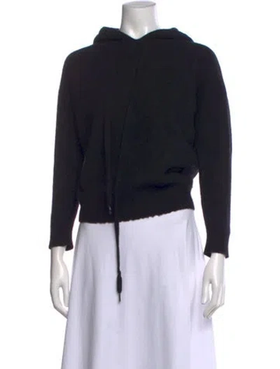 Pre-owned Zadig & Voltaire Cashmere Crew Neck Sweater In Black