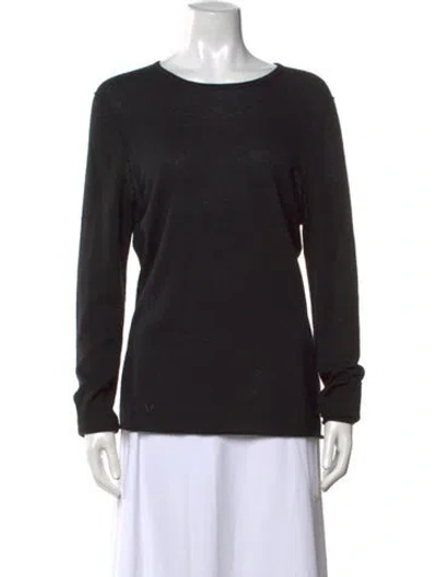 Pre-owned Zadig & Voltaire Cashmere Crew Neck Sweater In Black