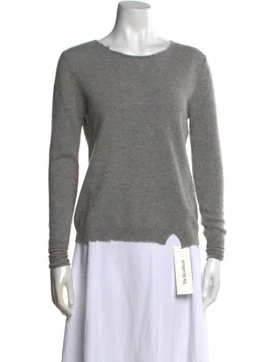 Pre-owned Zadig & Voltaire Cashmere Crew Neck Sweater In Gray