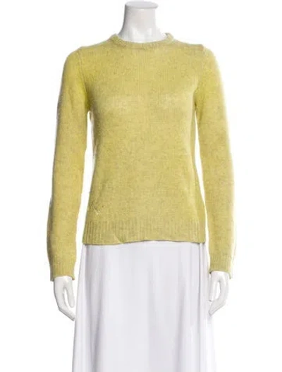 Pre-owned Zadig & Voltaire Cashmere Crew Neck Sweater In Green