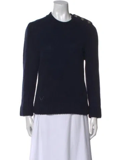 Pre-owned Zadig & Voltaire Cashmere Crew Neck Sweater In Multi
