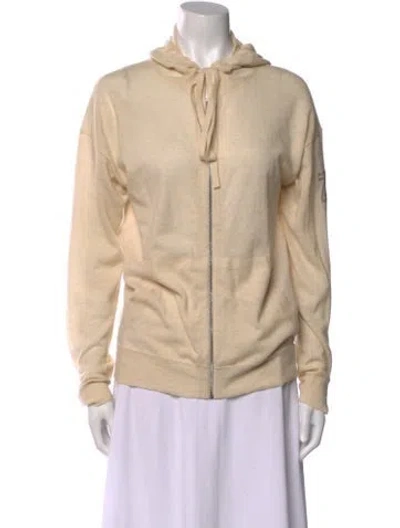 Pre-owned Zadig & Voltaire Cashmere Crew Neck Sweater In Neutral