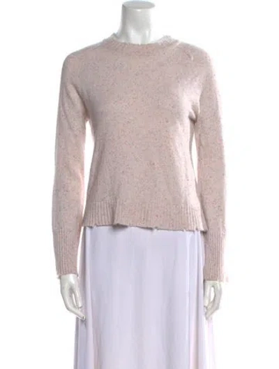 Pre-owned Zadig & Voltaire Cashmere Crew Neck Sweater In Neutral