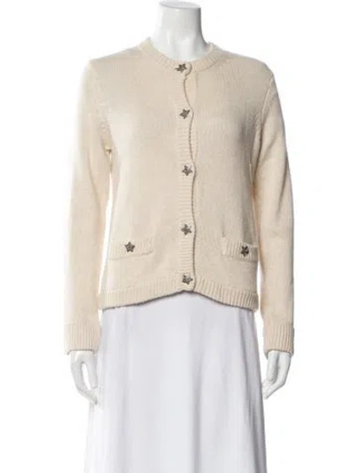 Pre-owned Zadig & Voltaire Cashmere Crew Neck Sweater In Neutral