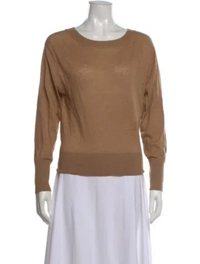 Pre-owned Zadig & Voltaire Cashmere Crew Neck Sweater In Neutral