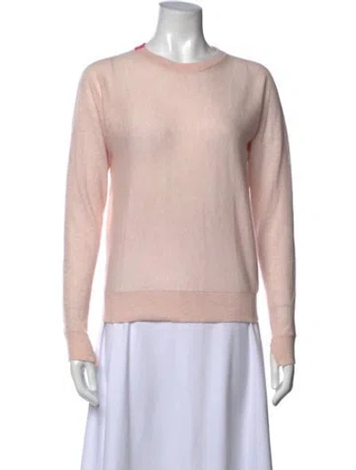 Pre-owned Zadig & Voltaire Cashmere Crew Neck Sweater In Neutral