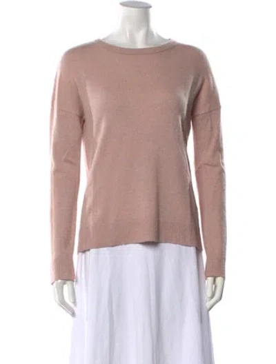 Pre-owned Zadig & Voltaire Cashmere Crew Neck Sweater In Neutrals