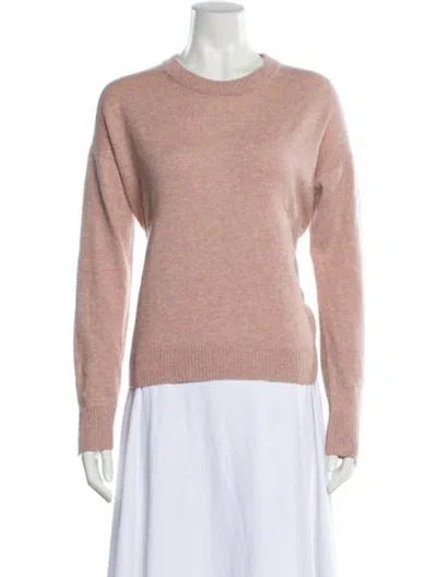 Pre-owned Zadig & Voltaire Cashmere Crew Neck Sweater In Pink