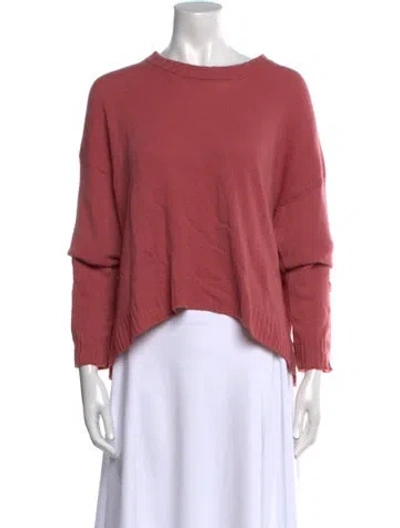 Pre-owned Zadig & Voltaire Cashmere Crew Neck Sweater In Pink