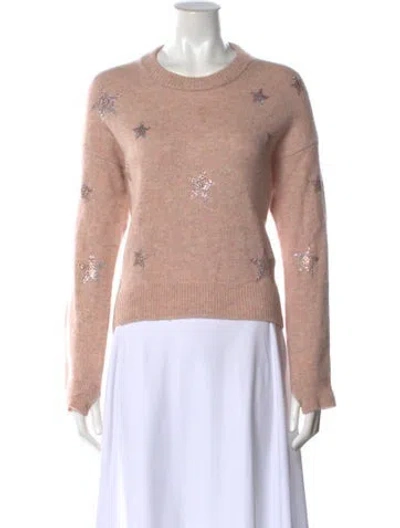 Pre-owned Zadig & Voltaire Cashmere Crew Neck Sweater In Pink