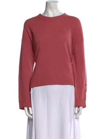 Pre-owned Zadig & Voltaire Cashmere Crew Neck Sweater In Pink