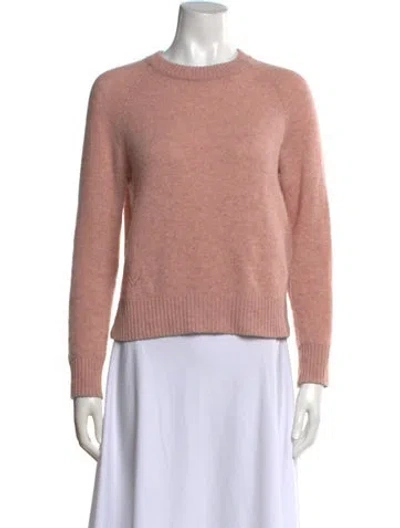 Pre-owned Zadig & Voltaire Cashmere Crew Neck Sweater In Pink