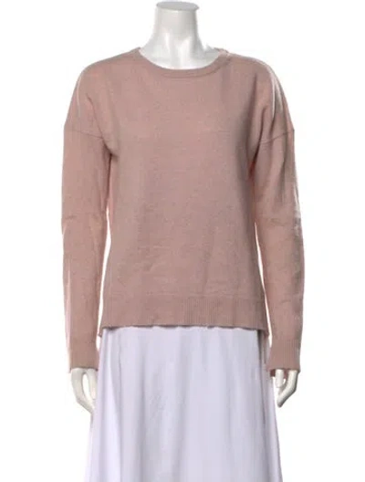 Pre-owned Zadig & Voltaire Cashmere Crew Neck Sweater In Pink