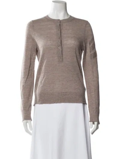 Pre-owned Zadig & Voltaire Cashmere Crew Neck Sweater In Purple