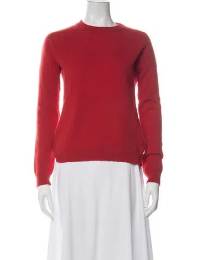 Pre-owned Zadig & Voltaire Cashmere Crew Neck Sweater In Red