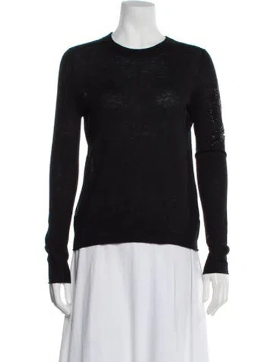 Pre-owned Zadig & Voltaire Cashmere Crew Neck Sweater W/ Tags In Black