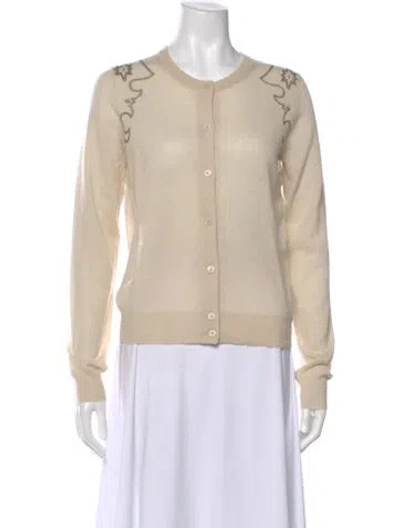 Pre-owned Zadig & Voltaire Cashmere Crew Neck Sweater W/ Tags In Neutral