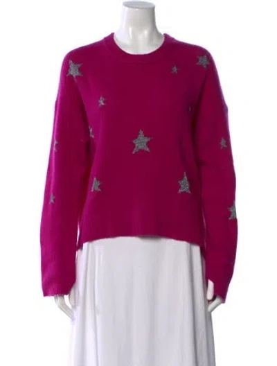 Pre-owned Zadig & Voltaire Cashmere Graphic Print Sweater